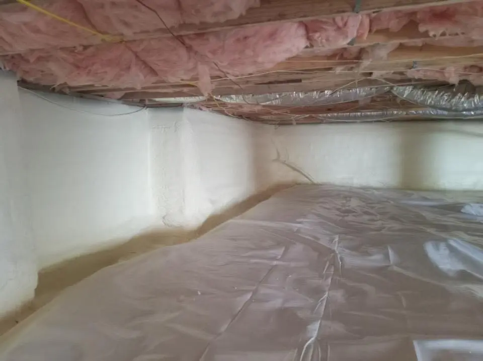 Crawl space encapsulation with closed-cell spray foam for Roof Maintenance in Bellaire